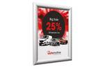 snapframe 25mm silver mitred corners automotive sales poster.jpg