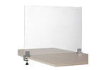 Sneeze Guard Screen with Mid-Edge Table Clamps.png