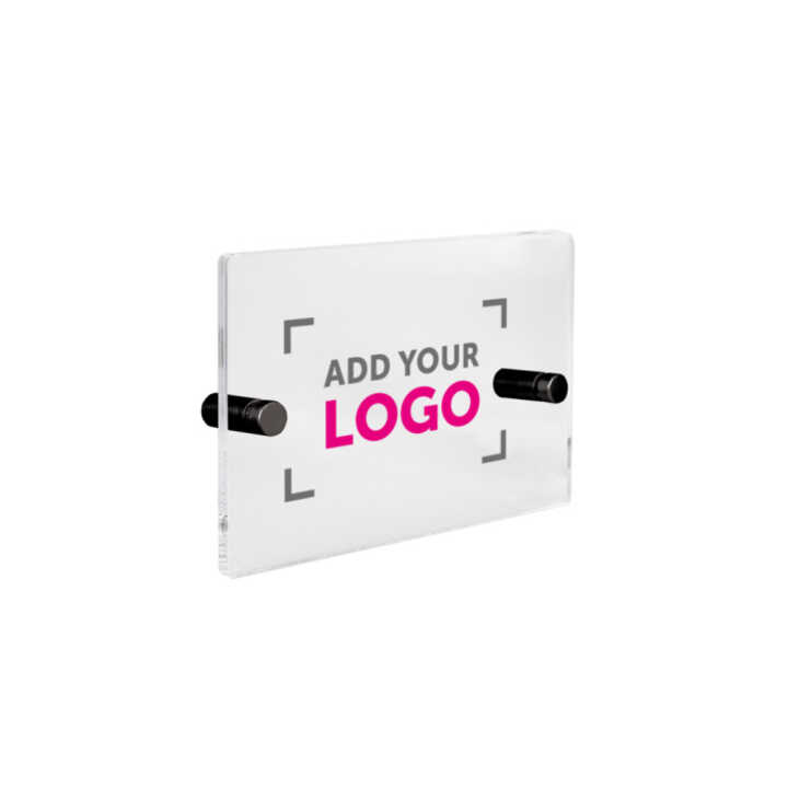 A6 - Black - Acrylic Business Plaque
