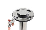 Stainless Steel pole top showing quick release cross rail.jpg