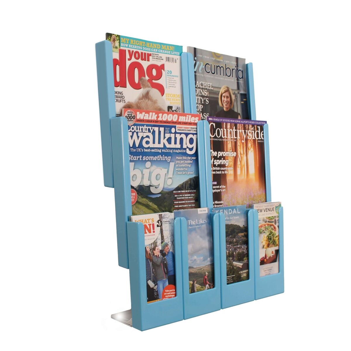 Style 12 - 4 x A4 + 4 x 1.3 A4 Leaflet Holders Light Blue.jpg