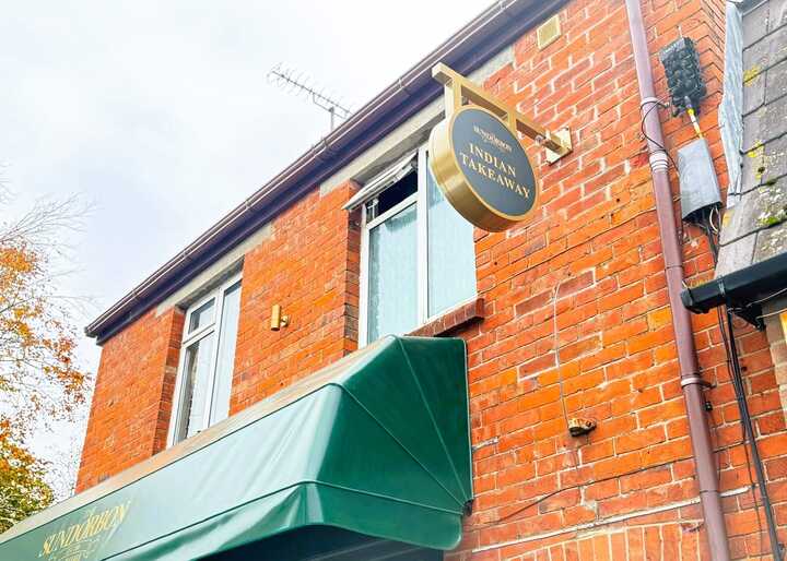 Sundorbon Custom Double Sided Illuminated Circular Projecting Hanging Sign