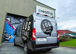Van Branding Graphics for The Log Store - Citroen Relay Van