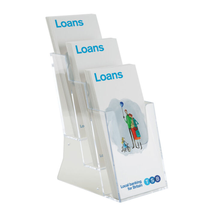 Three tier 1 3rd A4 leaflet holder.png