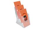Three tier 3rd A4 wall mounted leaflet dispenser.png