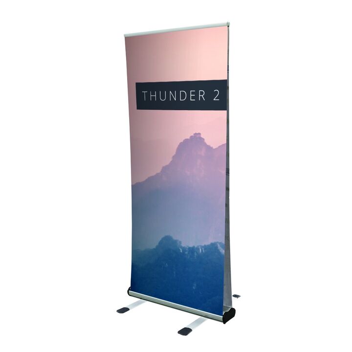 Thunder 2 Double-Sided Outdoor Roller Banner Stand