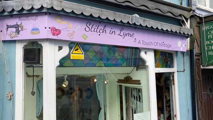New Shop Signage and Interior Decoration for Touch of Vintage