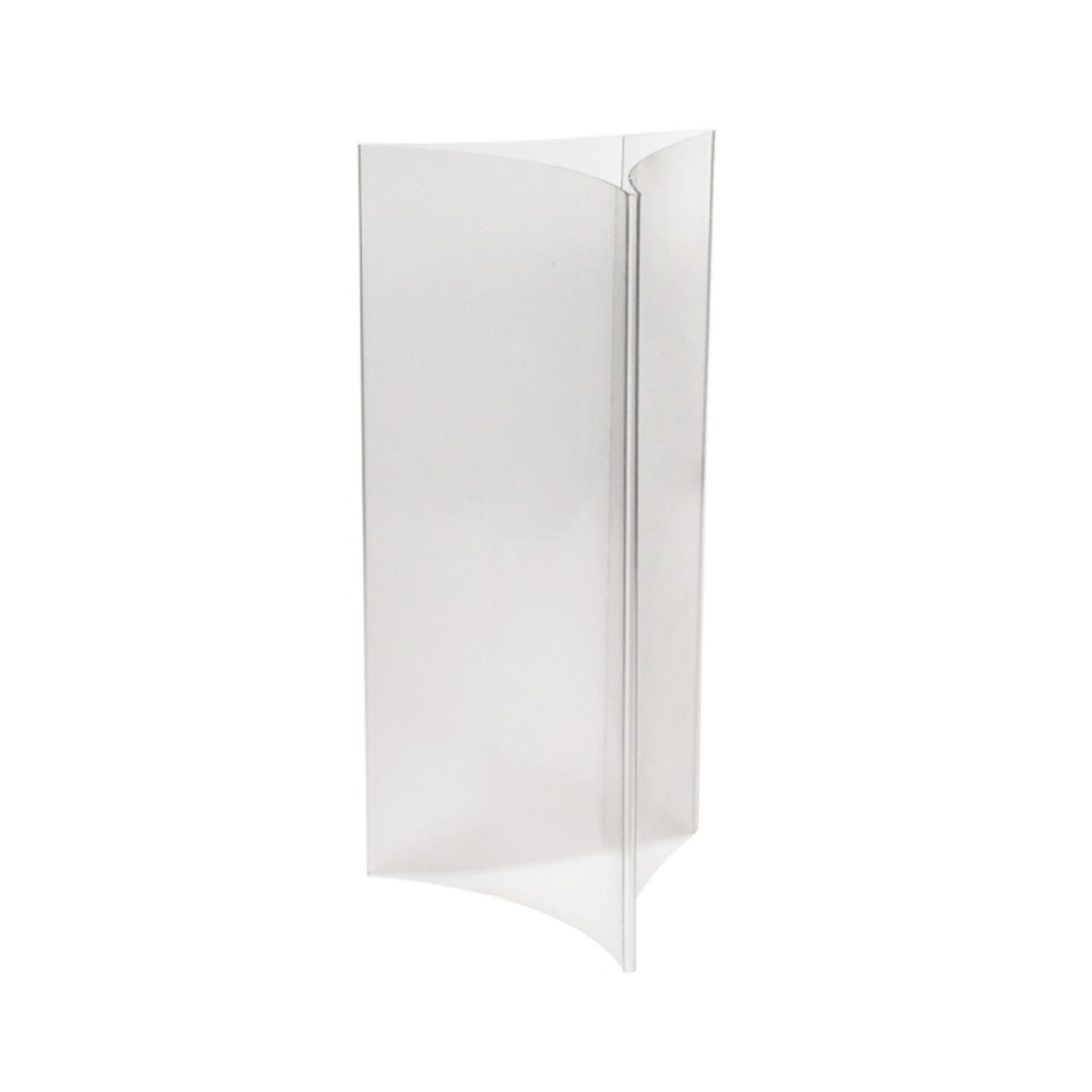 Triangle menu holder with 3 x 1 3rd A4 paper size faces.png