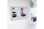Twin A4 Wall Poster Board, ideal for information displays and exhibitions.png