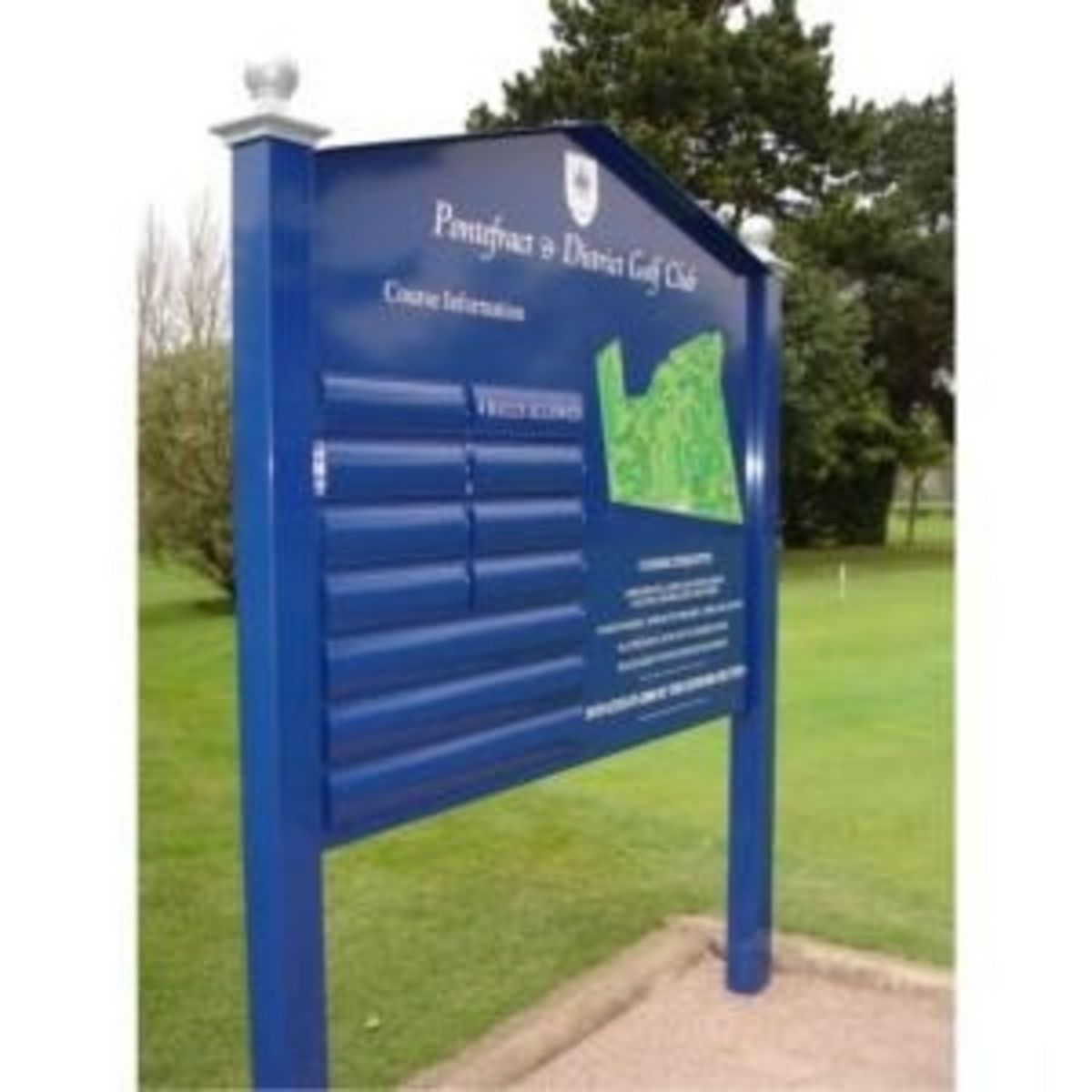 Post Mounted Aluminium Sign 2