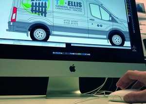 Vehicle Graphic Design Services and Installation available at Creative solutions in Axminster!