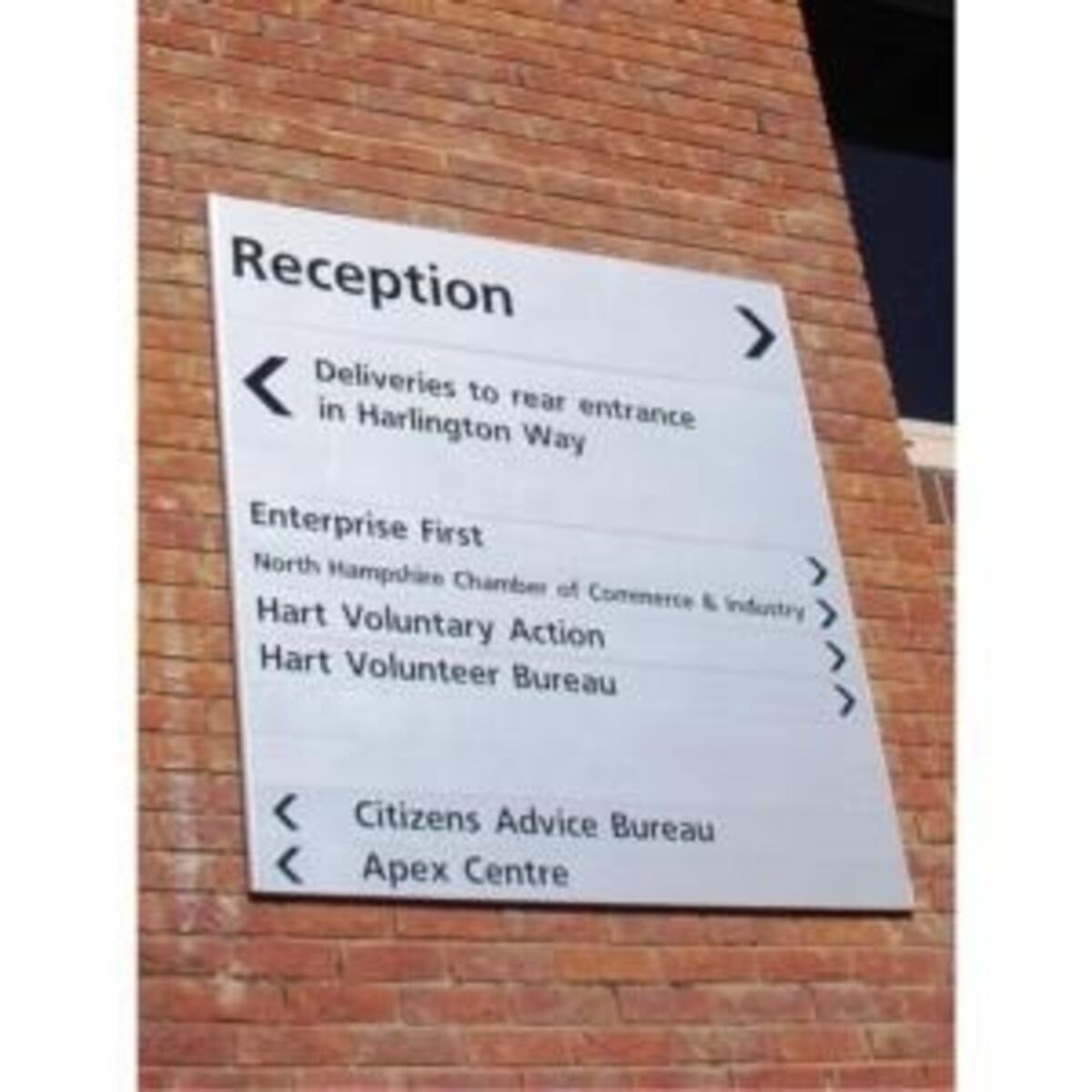 Wayfinding Directional Aluminium Signage for Business