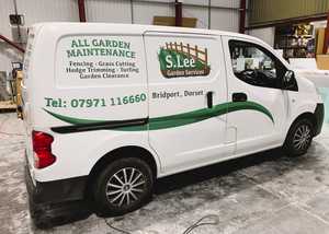 After - Fully Branded Works Van Nissan NV200 Fully Branded With Cut Vinyl Vehicle Graphics