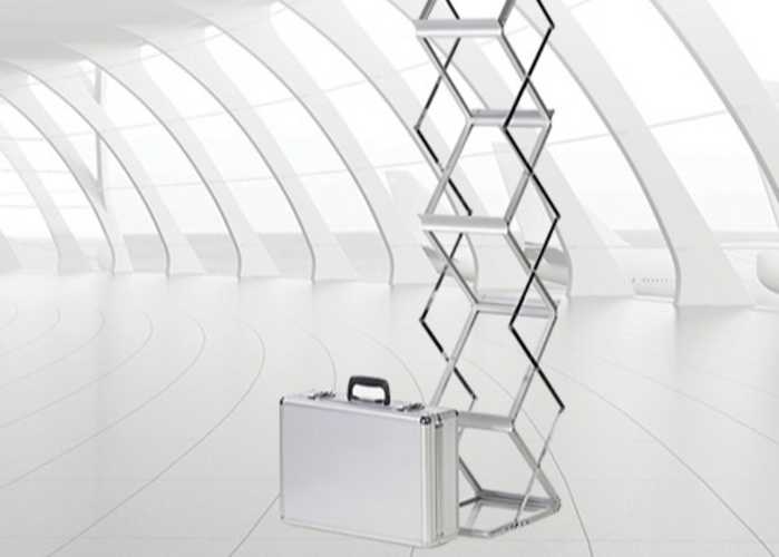 Free Standing, Collapsible Literature Holders