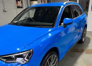 Audi Q3 Window & Roof Trims - Before Dechrome