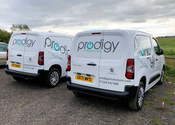Commercial Fleet Vehicle Branding at Creative Solutions