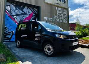 Cut Vinyl Vehicle Graphics | Peugeot Partner