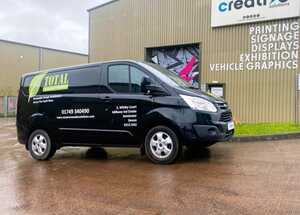Cut Vinyl Vehicle Graphics | Ford Transit Custom