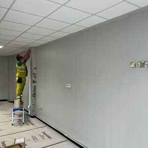 Custom Printed School Dining Area Wallpaper for Holyrood Academy Custom Printed School Dining Area Wallpaper for Holyrood Academy