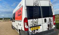 Custom Cut Vinyl Vehicle Graphics for Private Client's Fiat Ducato Campervan Custom Cut Vinyl Vehicle Graphics for Private Client's Fiat Ducato Campervan