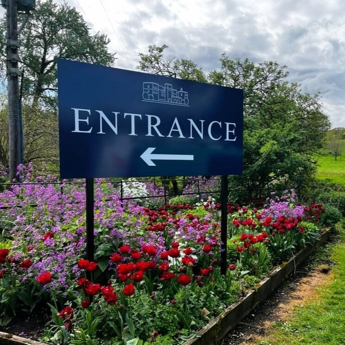 Aluminium Panel and Post Mounted Signage for Forse Abbey Gardens.jpg