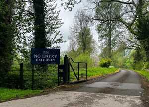 Aluminium Post Mounted Signage No Entry