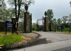 Aluminium Post Mounted Signage Entrance Signage For Forde Abbey House & Gardens