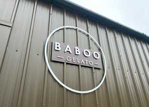 Stand-Off Lettering & Logo Signage For Baboo Gelato