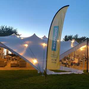 Printed Promotional Flags - Branded for Tearfund Printed Promotional Flags - Branded for Tearfund