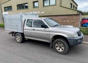 Before - Mitsubishi L200 in Silver With Converted Truck Bed