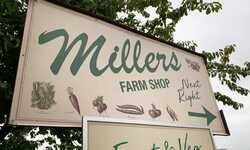 ACM Wayfinding Signage for Millers Farm Shop ACM Wayfinding Signage for Millers Farm Shop