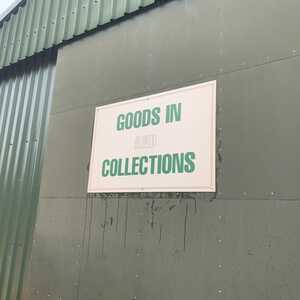 Rivet Mounted ACM Panel Sign For Business Goods In And Collections