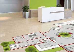 Looking for a long term floor graphic? We can offer a range of self-adhesive solutions to cover all time spans and needs.