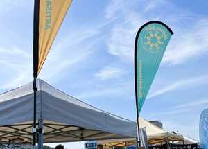 Printed Promotional Flags - Branded for The Shoal