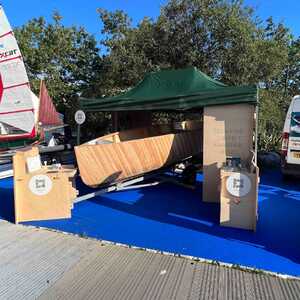 Printed Plywood Event Signage for BlueTree Boat Building
