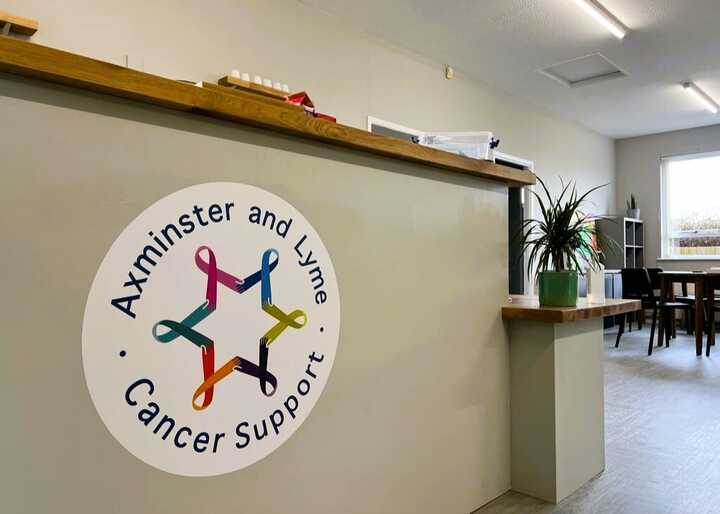 Axminster & Lyme Cancer Support New Location Internal ACM Signage Panel