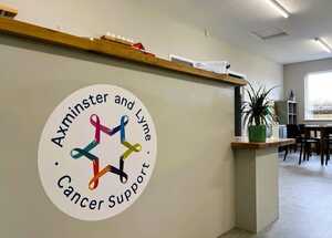 Axminster & Lyme Cancer Support New Location Internal ACM Signage Panel