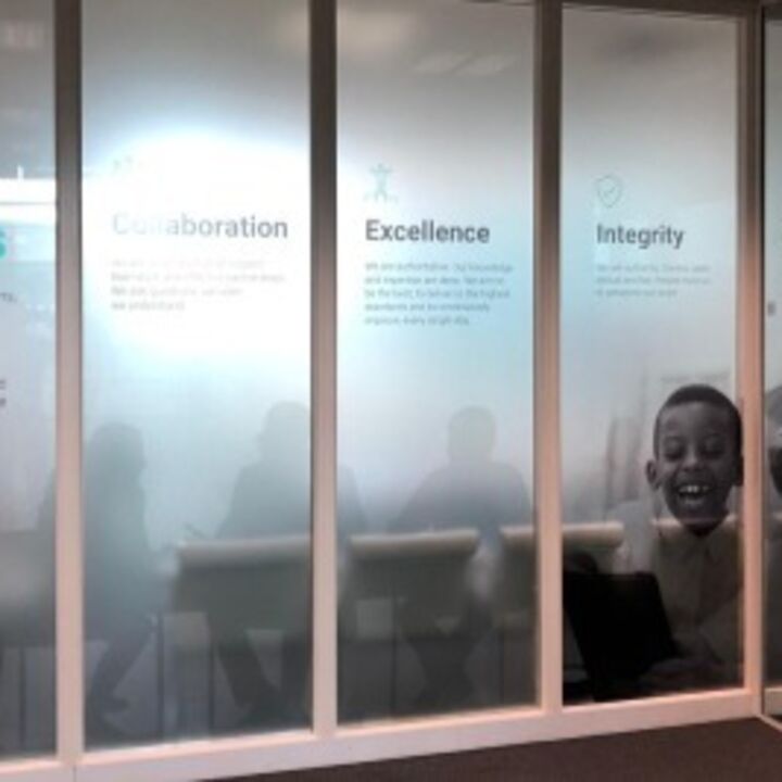 Printed Business Values &amp; Mission Statement on Etched Glass Vinyl Meeting Room.jpg