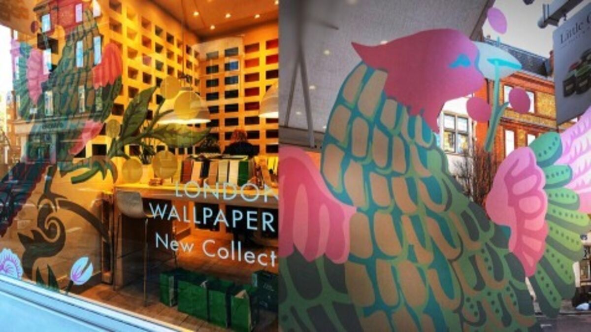 High Street Retail Store Front Window Glass Etched Printed Vinyl Colourful Installation.jpg