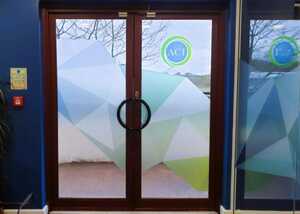 Full-Colour Printed Window Film for Contemporary Branding