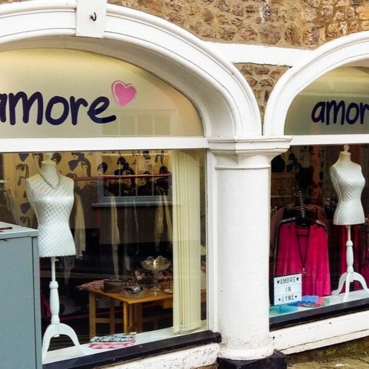 Custom Printed Window Film Applications In Arch Windows For Amore Clothingjpg