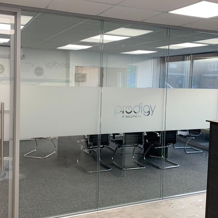 Frosted Vinyl Branded Window Manifestation For Meeting Room - Prodigy IT Solutions.jpg