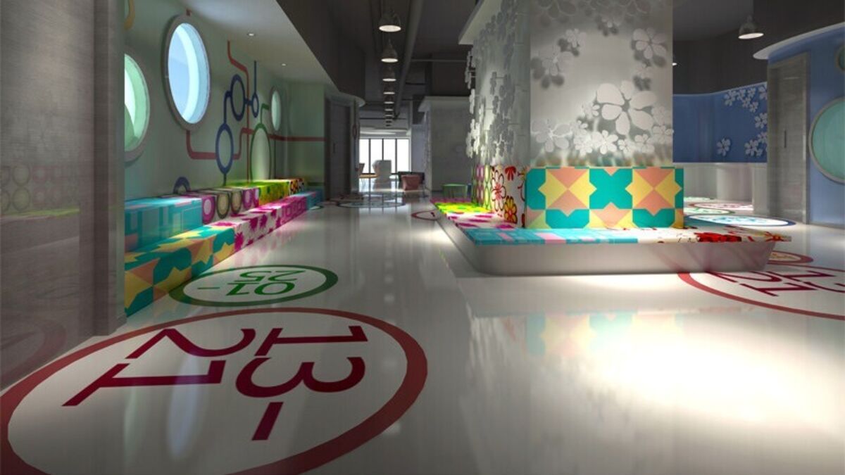 Floor & Wall Application Custom Printed Graphics