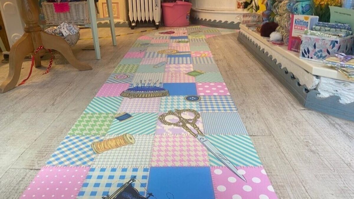 Custom Printed & Designed Anti-Slip Walkway for Touch of Vintage in Lyme Regis.jpg