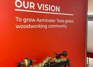 Core Values & Mission Statement Wall Display for Axminster Tools & Machinery