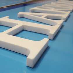 Flat Cut Lettering & Logos