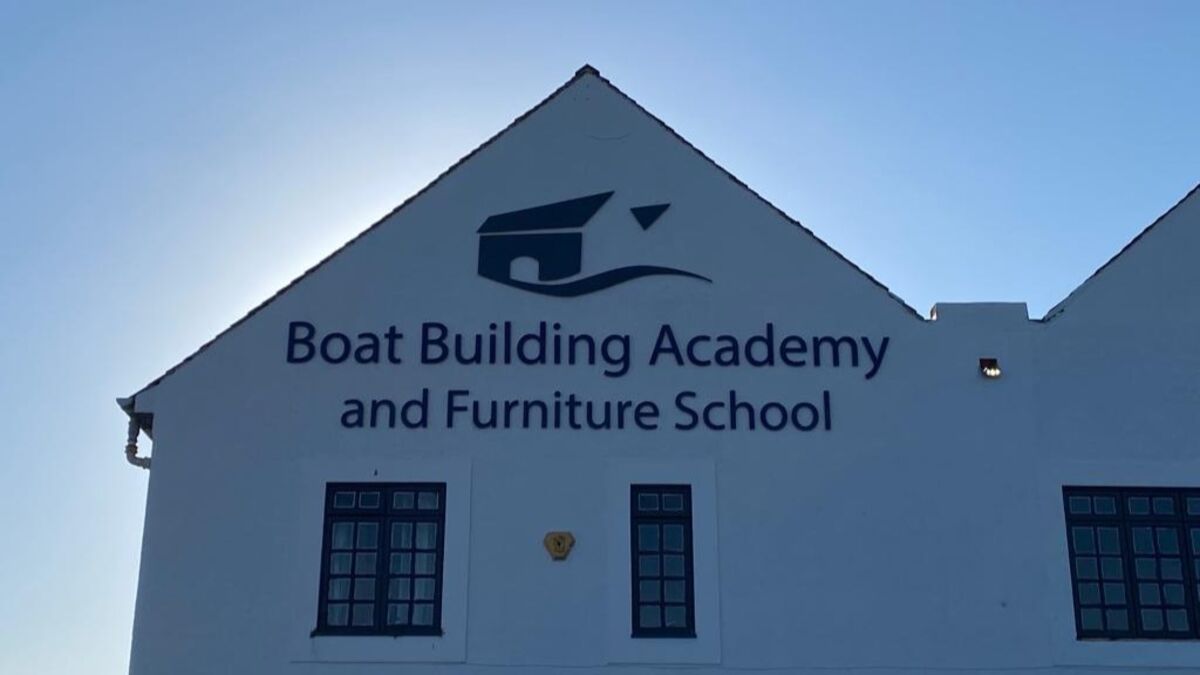 Lyme Regis Boat Building Academy New Signage and Logo Installation.jpg