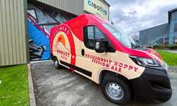 Branded Printed Wrap for Palmers Brewery Peugeot Boxer Van Branded Printed Wrap for Palmers Brewery Peugeot Boxer Van