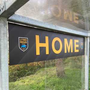 Printed Vinyl applied to Home Side Dug Outs