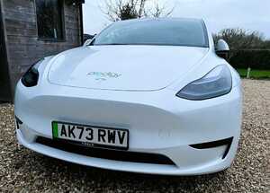 Prodigy IT Solutions Vehicle Branding Graphics On Bonnet - Tesla Model Y